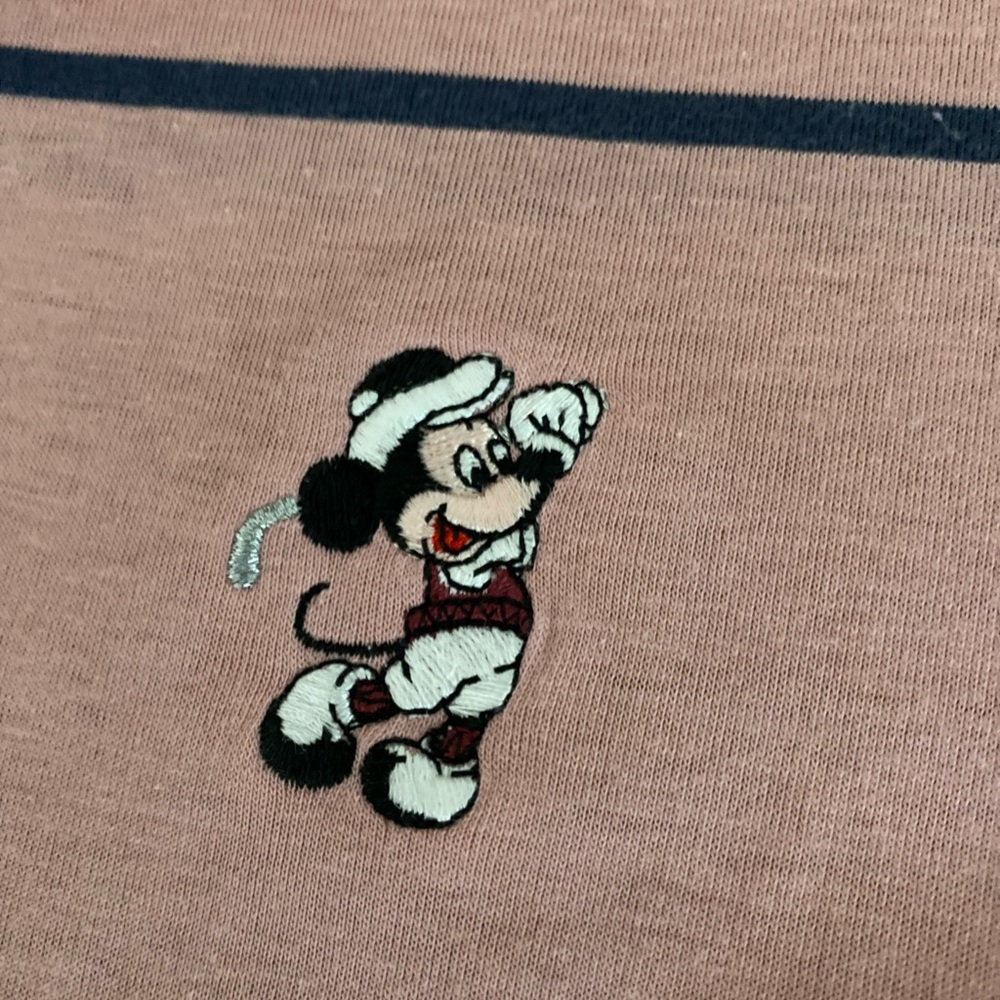 Vintage Walt Disney Men’s Golf Polo Mickey Disney Fashions Made USA Small (READ) - Picture 2 of 9